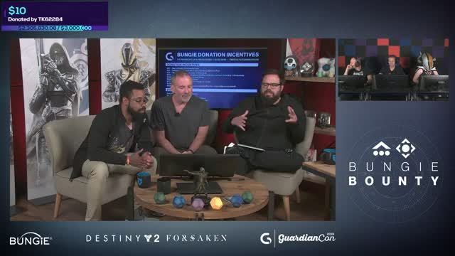 Luke Smith spricht bei GuardianCon 2019 über die Patchplanung, Screenshot aus der Übertragung - Bild: Bungie / GuardianCon