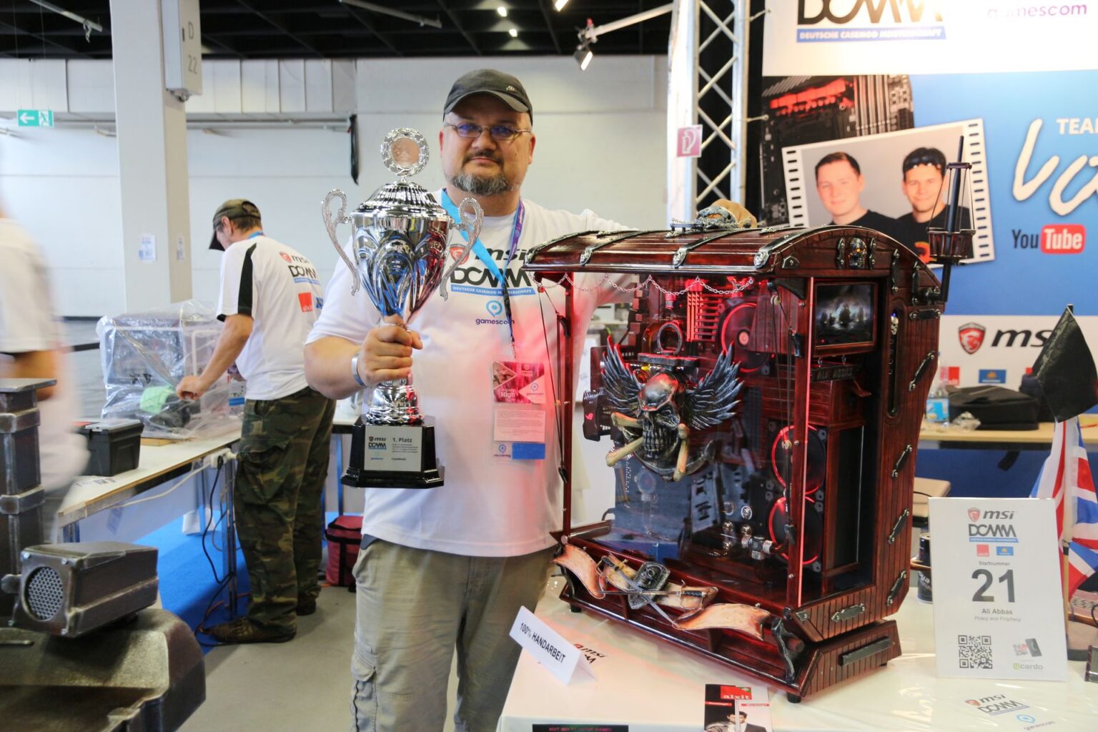Symbolbild aus der DCMM 2016: Ali Abbas mit Piracy and Prophecy, keine Aufnahme der Live-Modding-Challenge 2017 - Bild: DCMM