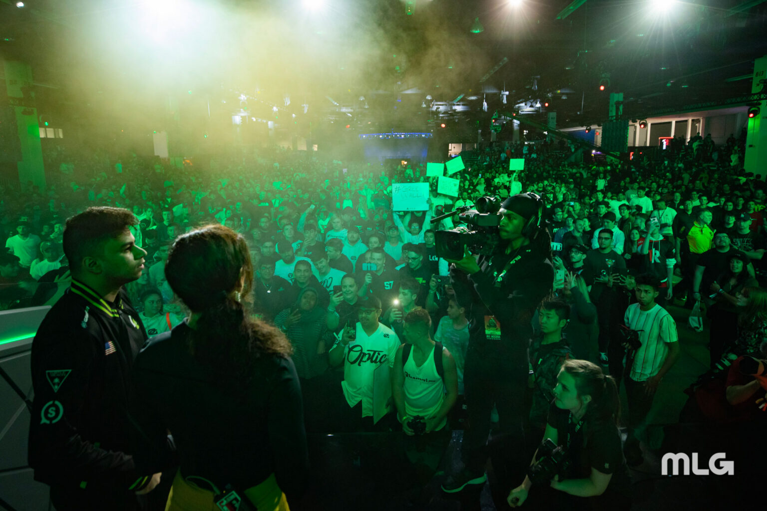 Call-of-Duty-eSports-Veranstaltung mit Publikum, Pressebild zur Liga-Ankündigung vom Juli 2019 - Bild: Activision / MLG