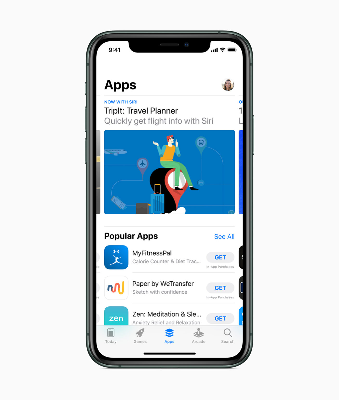 App Store auf einem iPhone, Symbolbild zur Veröffentlichung von Spielen - Bild: Apple