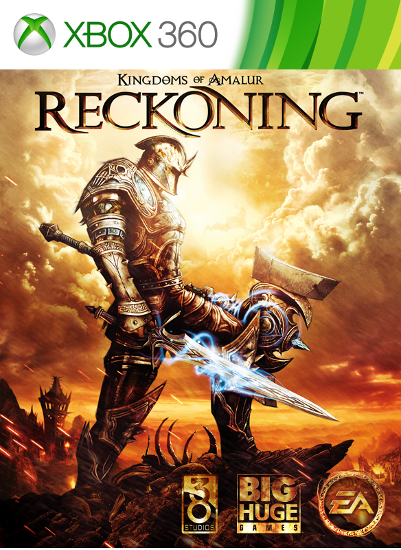 Kingdoms of Amalur: Reckoning, Xbox-360-Cover - Bild: EA / Xbox, veröffentlicht von Larry Hryb