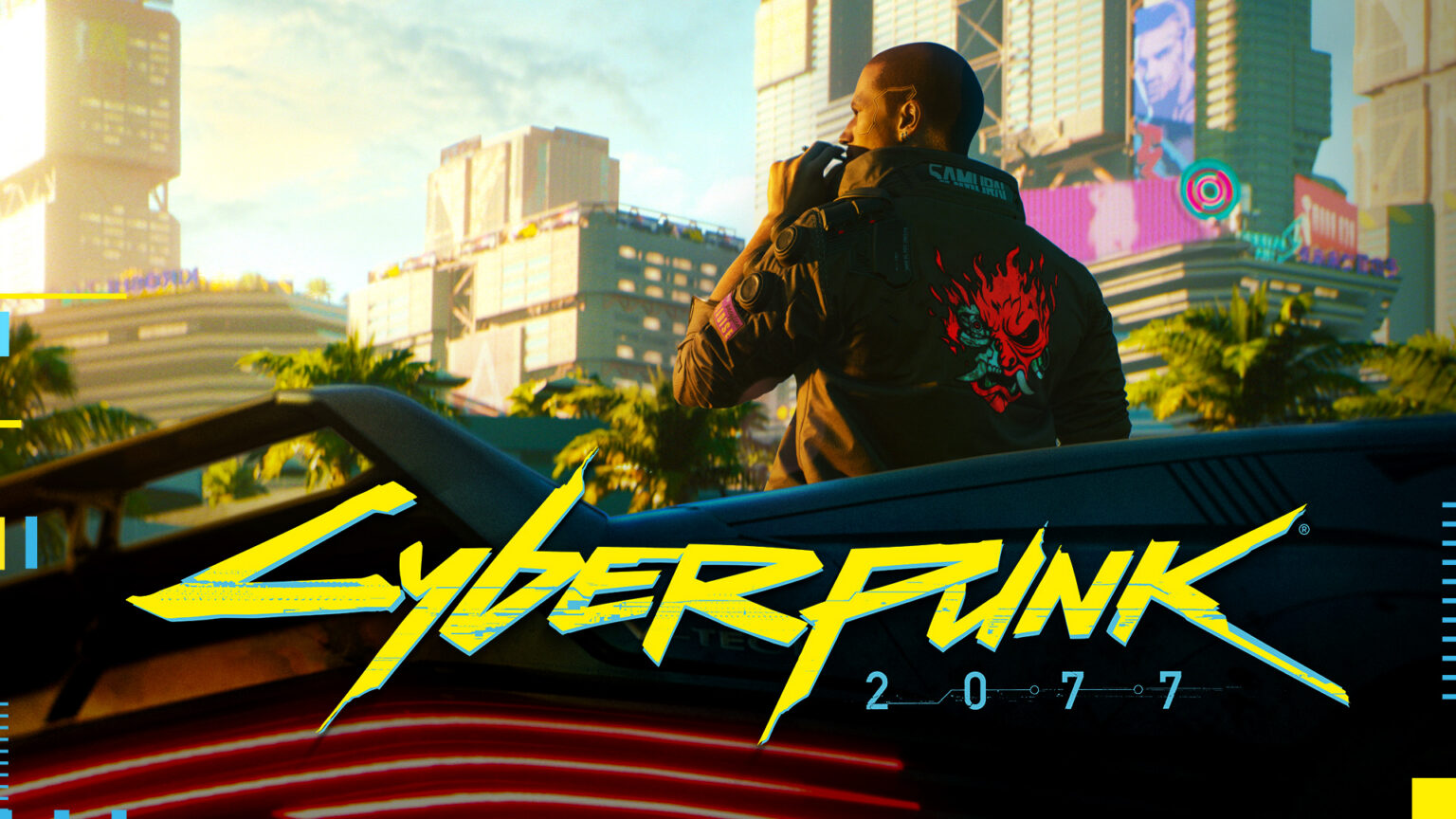 Offizielles Cyberpunk-2077-Motiv aus der Vertriebsankündigung vom Oktober 2018 - Bild: CD PROJEKT RED