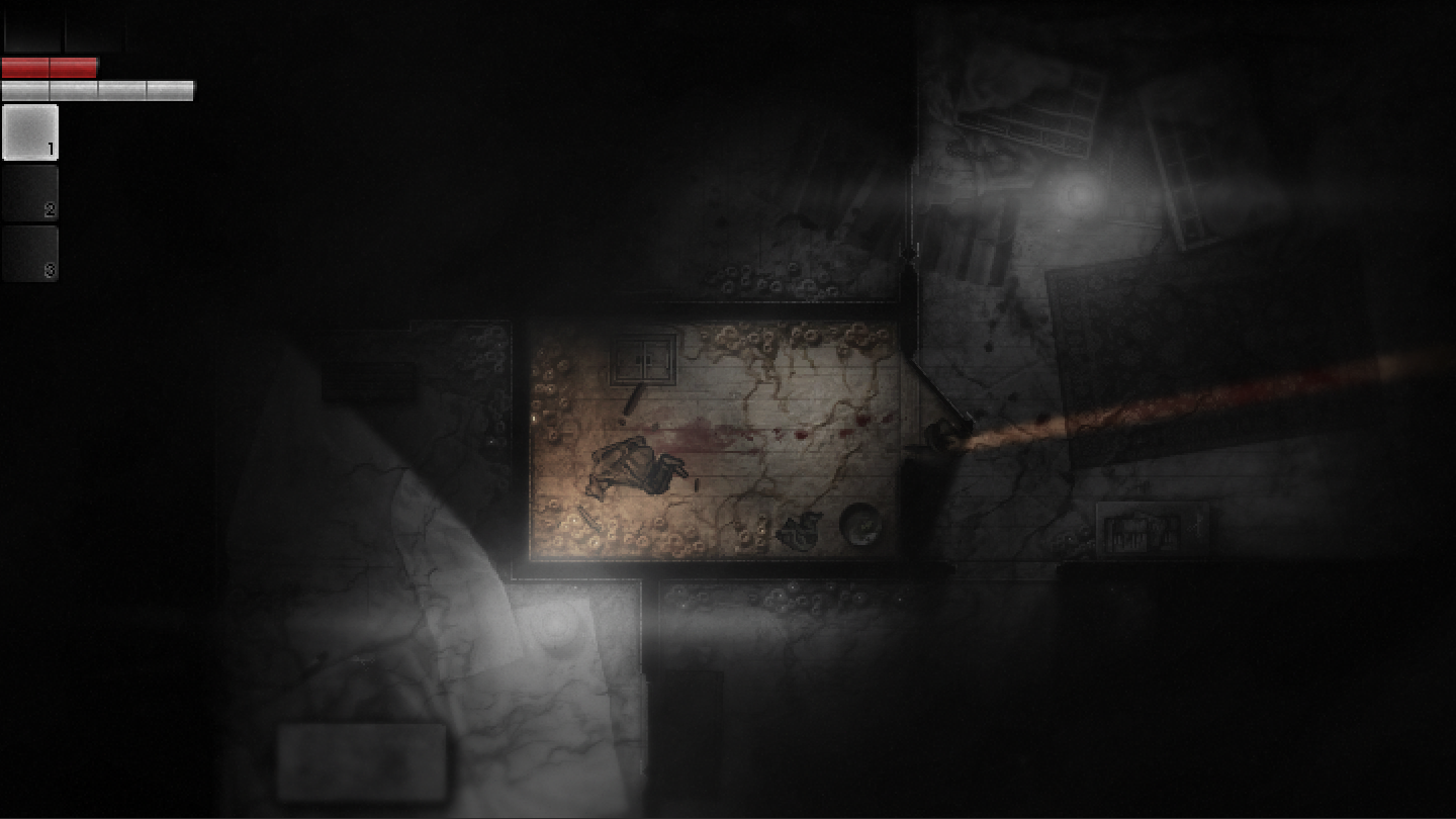 Offizieller Darkwood-Screenshot aus dem Presskit, Illustration des Spiels, keine Prüfung der damaligen Torrent-Datei - Bild: Acid Wizard Studio