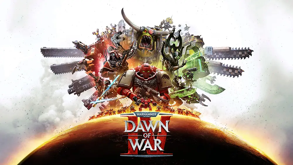 Offizielles Keyart zu Warhammer 40,000: Dawn of War IV - Bild: Deep Silver / KING Art Games