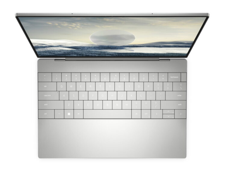 Dell XPS 13 Plus mit randlos wirkender Tastatur und haptischem Touchpad - Bild: Dell Technologies