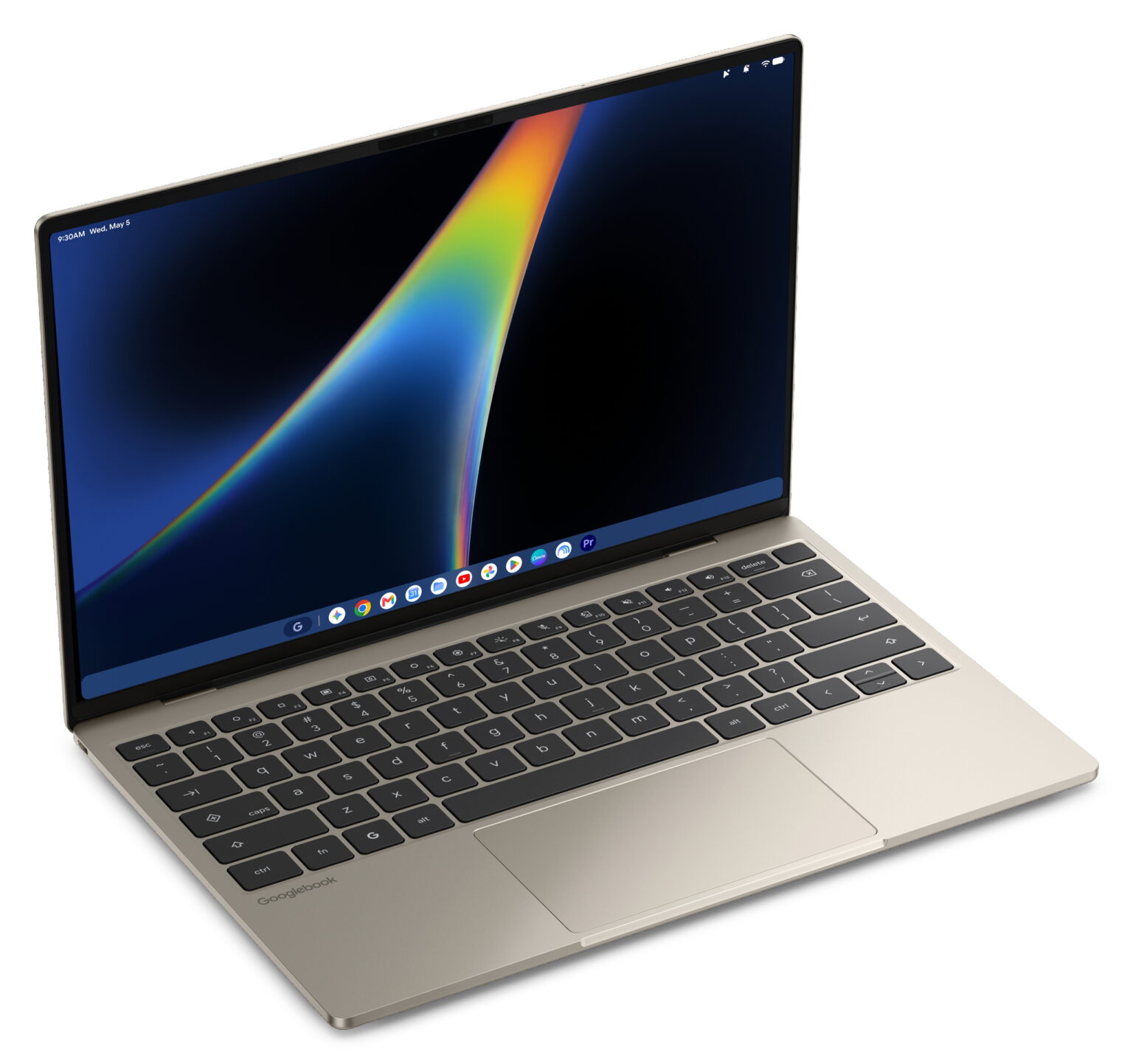 Dell XPS Googlebook mit geöffnetem Display - Bild: Dell Technologies