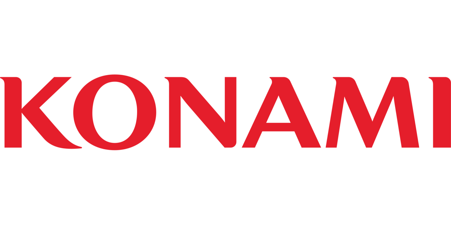 Historische Konami-Wortmarke, Symbolbild - Bild: Konami