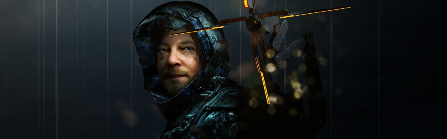 Offizielles Death-Stranding-Motiv mit Sam Porter Bridges, Illustration zum angekündigten EGX-Gespräch - Bild: Sony Interactive Entertainment / Kojima Productions