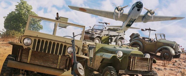 Geländewagen des Enlisted-Updates Off-Road Patrol - Bild: Enlisted / Gaijin Entertainment