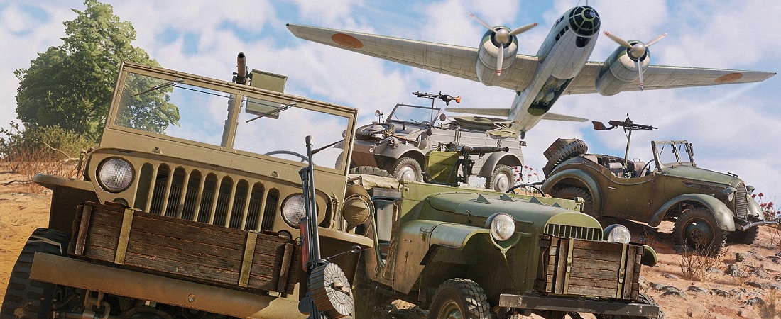Geländewagen des Enlisted-Updates Off-Road Patrol - Bild: Enlisted / Gaijin Entertainment