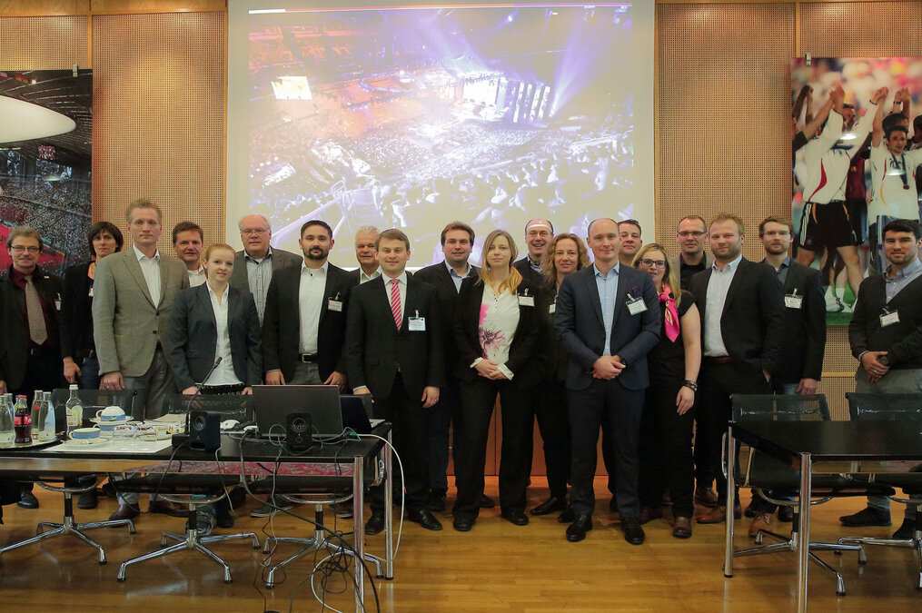 Expertenrunde zum E-Sport beim Treffen in Frankfurt im November 2017, keine Aufnahme der ESBD-Gründungsversammlung - Bild: DOSB