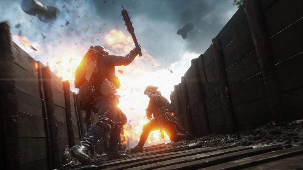 Offizielles Battlefield-1-Motiv mit Soldaten im Schützengraben, kein Screenshot einer FairFight-Sperrmeldung - Bild: Electronic Arts / DICE