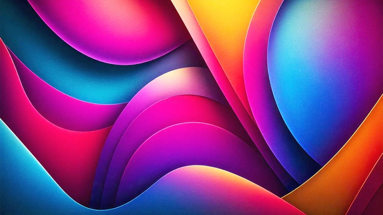 Abstraktes farbiges Adobe-Motiv aus dem offiziellen Beitrag zum Flash-Ende, Symbolbild und kein Flash-Screenshot - Bild: Adobe