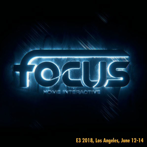 Focus-Home-Interactive-Logo auf dem offiziellen Katalog zur E3 2018, Symbolbild - Bild: Focus Home Interactive