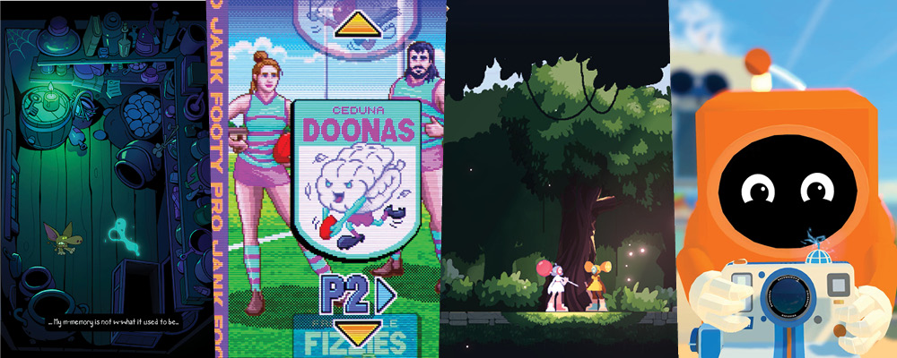 Offizielles SAFC-Motiv: Spiele aus dem Digital Games Fund in South Australia - Bild: SAFC / beteiligte Studios