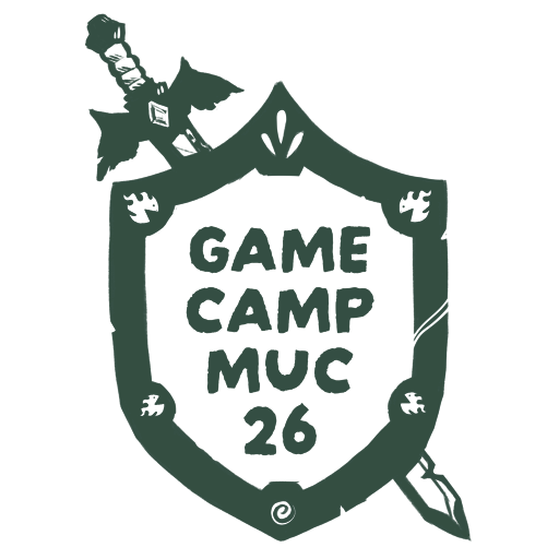 Offizielles Logo des GameCamp Munich 2026 - Bild: GameCamp Munich