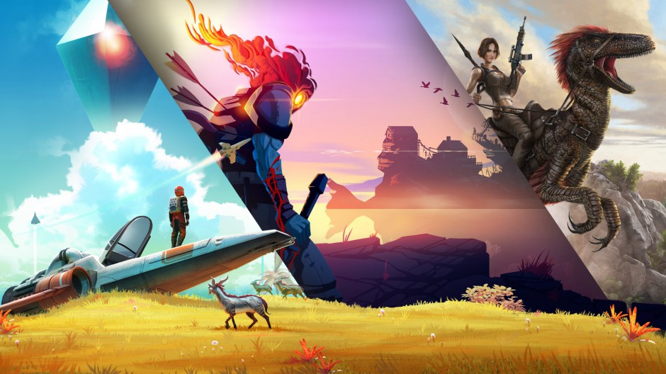 Offizielles Sale-Motiv mit No Man’s Sky, Dead Cells und Ark: Survival Evolved - Bild: Microsoft / Xbox Wire