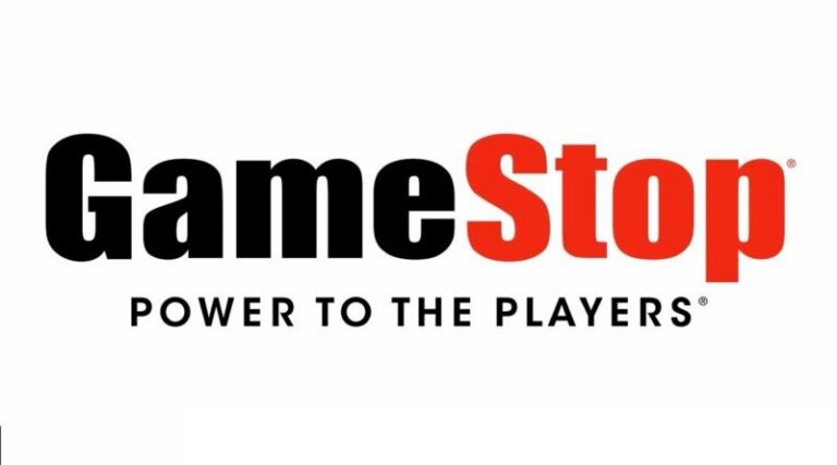 GameStop-Logo mit Power to the Players, undatiertes Symbolbild zur Pilotankündigung - Bild: GameStop Corp.