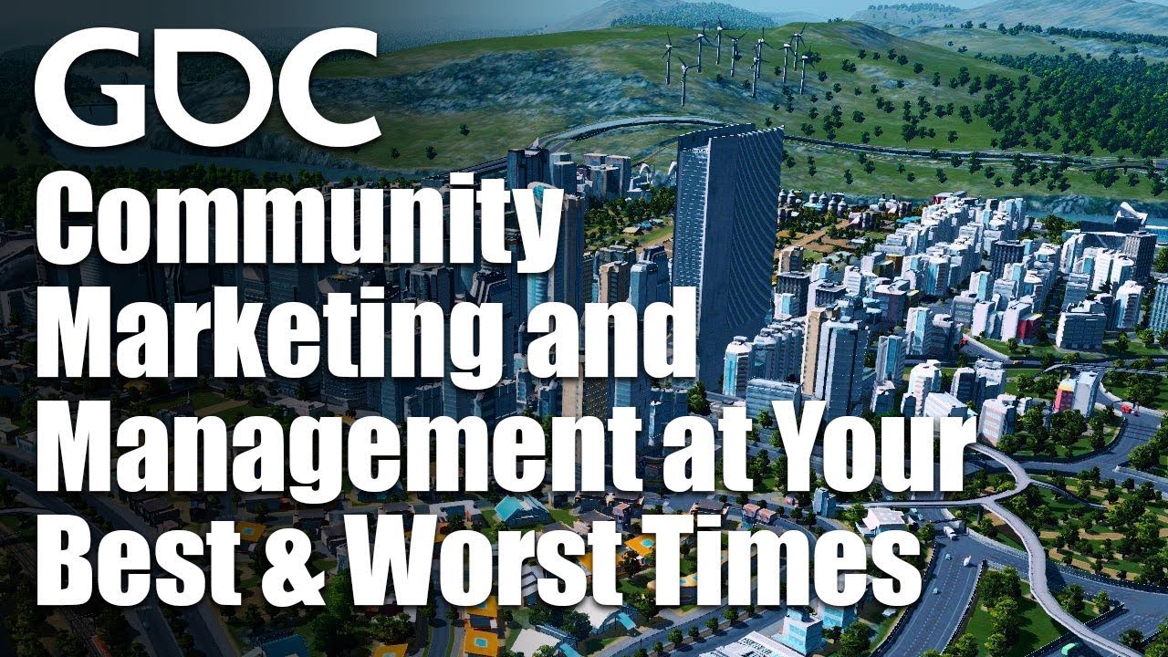 Offizielles GDC-Titelbild zum Vortrag über Community-Marketing und Community-Management mit einer Stadt aus Cities: Skylines - Bild: GDC / Paradox Interactive