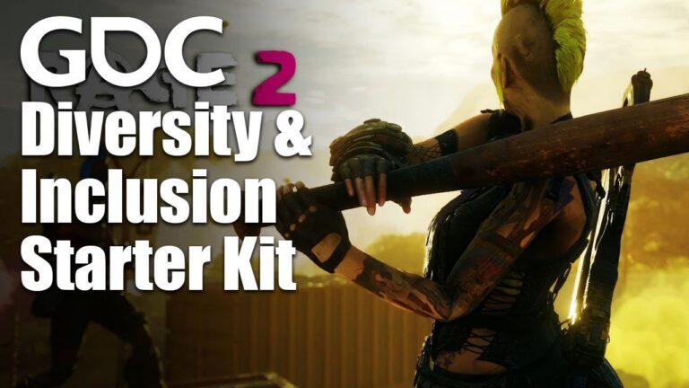 Offizielles GDC-Titelbild zu Diversity and Inclusion Starter Kit mit einer Figur aus Rage 2 - Bild: GDC / Avalanche Studios