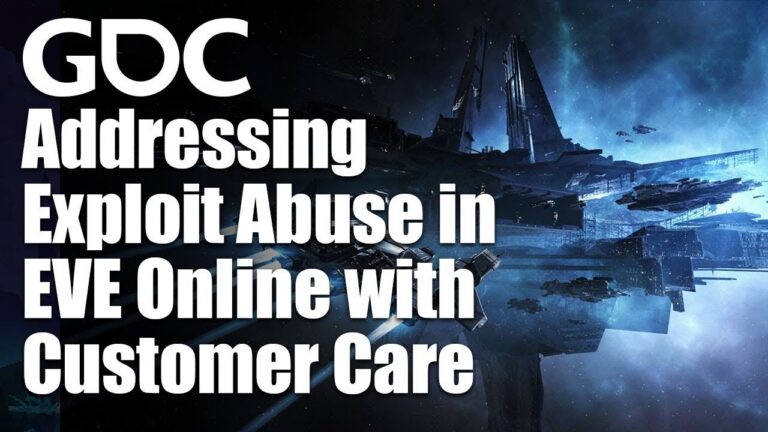 Offizielles GDC-Titelbild des Vortrags über Exploit-Missbrauch und Kundenbetreuung in EVE Online - Bild: GDC