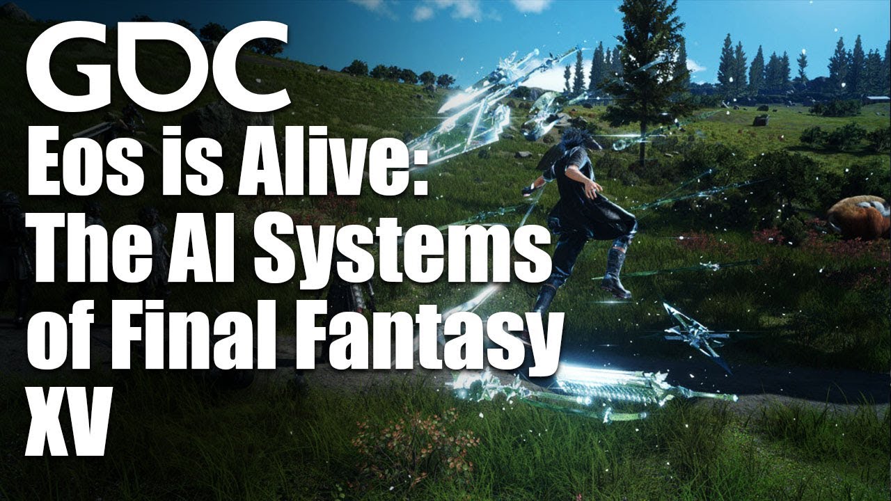 Offizielles GDC-Titelbild zu Eos is Alive mit Kampfszene aus Final Fantasy XV - Bild: GDC / Square Enix