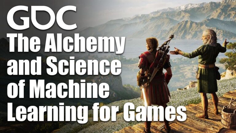 Offizielles GDC-Titelbild von The Alchemy and Science of Machine Learning for Games mit Motiv aus Assassin’s Creed Odyssey - Bild: GDC
