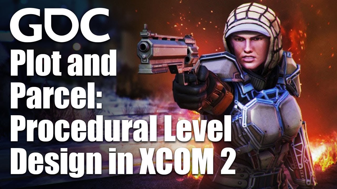 Offizielles GDC-Titelbild zu Plot and Parcel mit einer Soldatin aus XCOM 2 - Bild: GDC / Firaxis Games