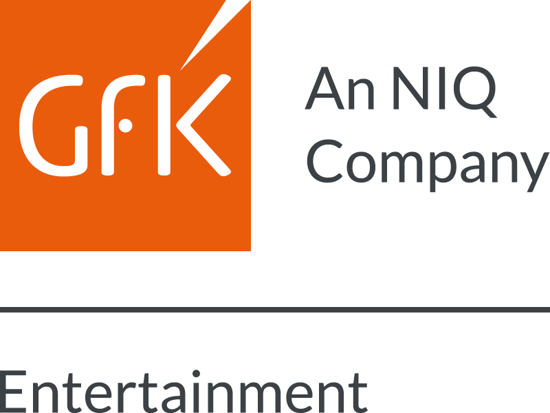 Heutiges Logo von GfK Entertainment mit NIQ-Zusatz als nachträgliches Symbolbild, kein Logo aus dem Jahr 2018 - Bild: GfK Entertainment
