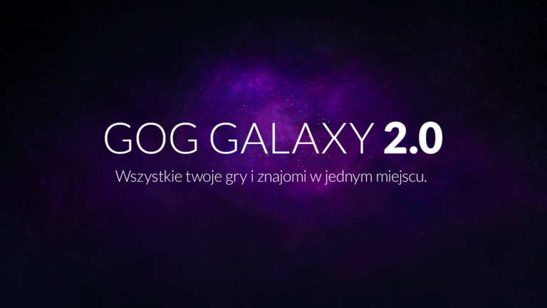 Offizielles Ankündigungsmotiv für GOG Galaxy 2.0 mit polnischem Schriftzug - Bild: CD PROJEKT