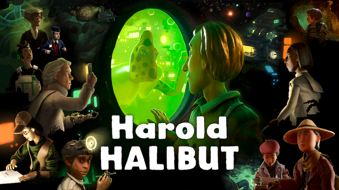 Offizielles Harold-Halibut-Pressemotiv als Projektillustration, keine Aufnahme des Produktionsstands von Juli 2017 - Bild: Slow Bros.