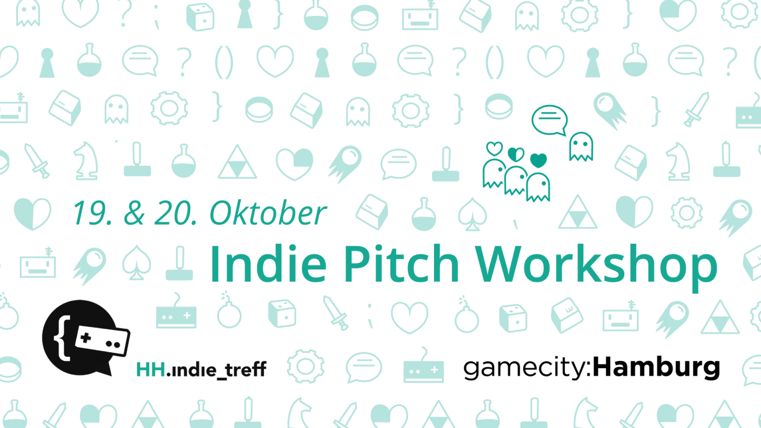 Offizielles Motiv zum Indie Pitch Workshop am 19. und 20. Oktober 2019 - Bild: Gamecity Hamburg