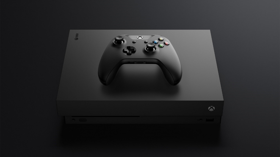Xbox One X mit Controller, Symbolbild zum historischen Systemupdate - Bild: Microsoft