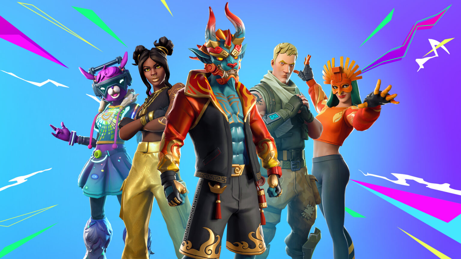 Offizielle Fortnite-Illustration zur Mitteilung über Turnierintegrität, keine Aufnahme sanktionierter Teilnehmer - Bild: Epic Games