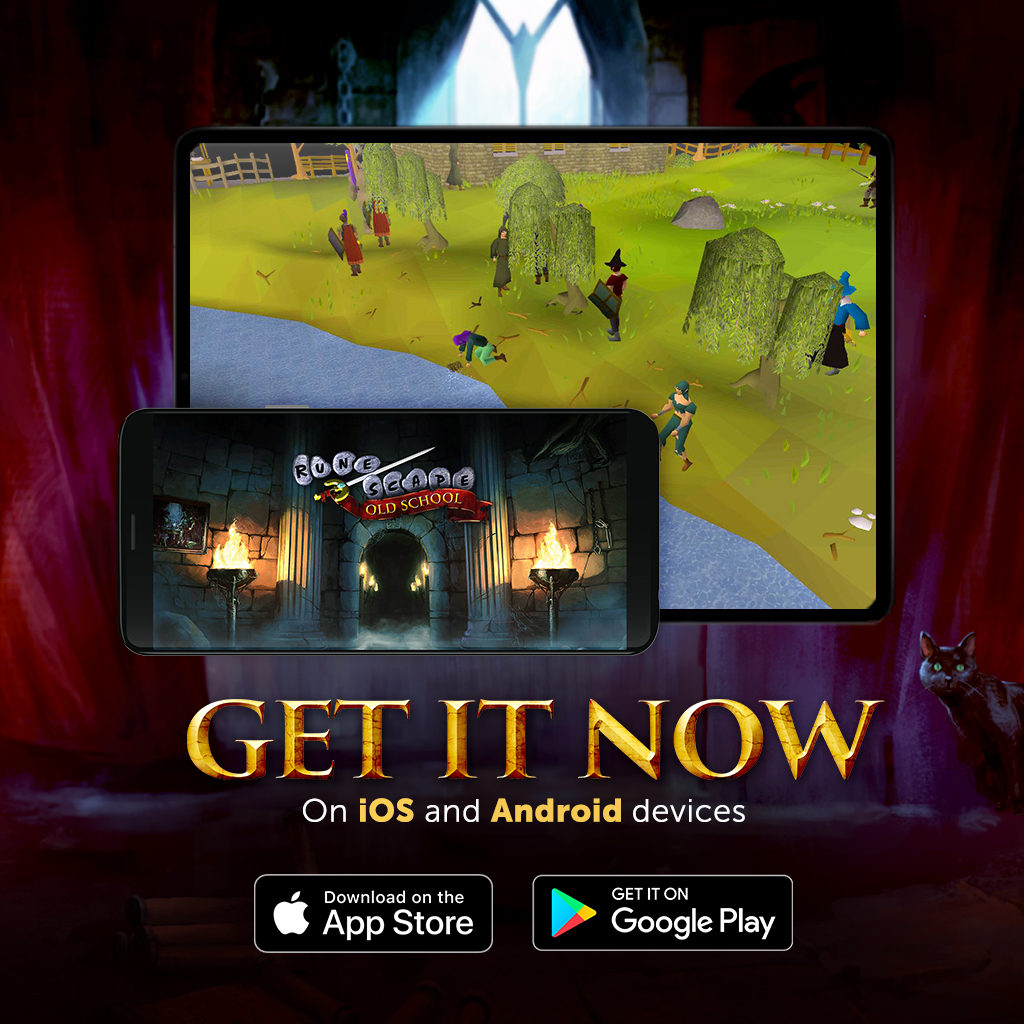 Old-School-RuneScape-Mobile-Pressebild zum Marktstart im Oktober 2018 - Bild: Jagex
