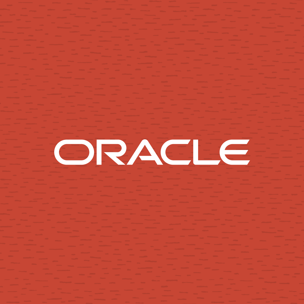 Offizielles Oracle-Logo auf rotem Hintergrund, Symbolbild - Bild: Oracle