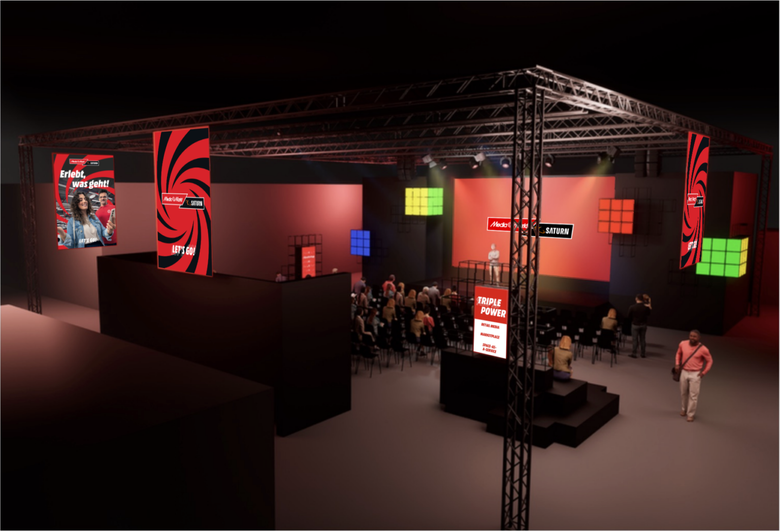 MediaMarktSaturn-Standvisualisierung zur IFA 2025 - Bild: MediaMarktSaturn / IFA Berlin
