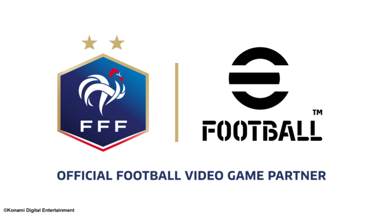 Offizielles Motiv zur Verlängerung der Partnerschaft zwischen Konami und dem französischen Fußballverband im Oktober 2026 - Bild: Konami / FFF