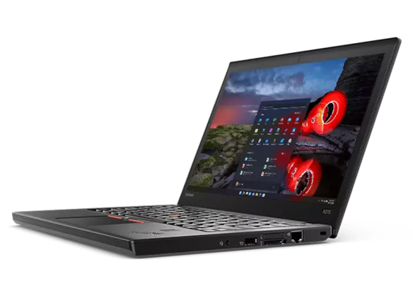 Offizielles Lenovo-Produktbild des aufgeklappten ThinkPad A275 - Bild: Lenovo