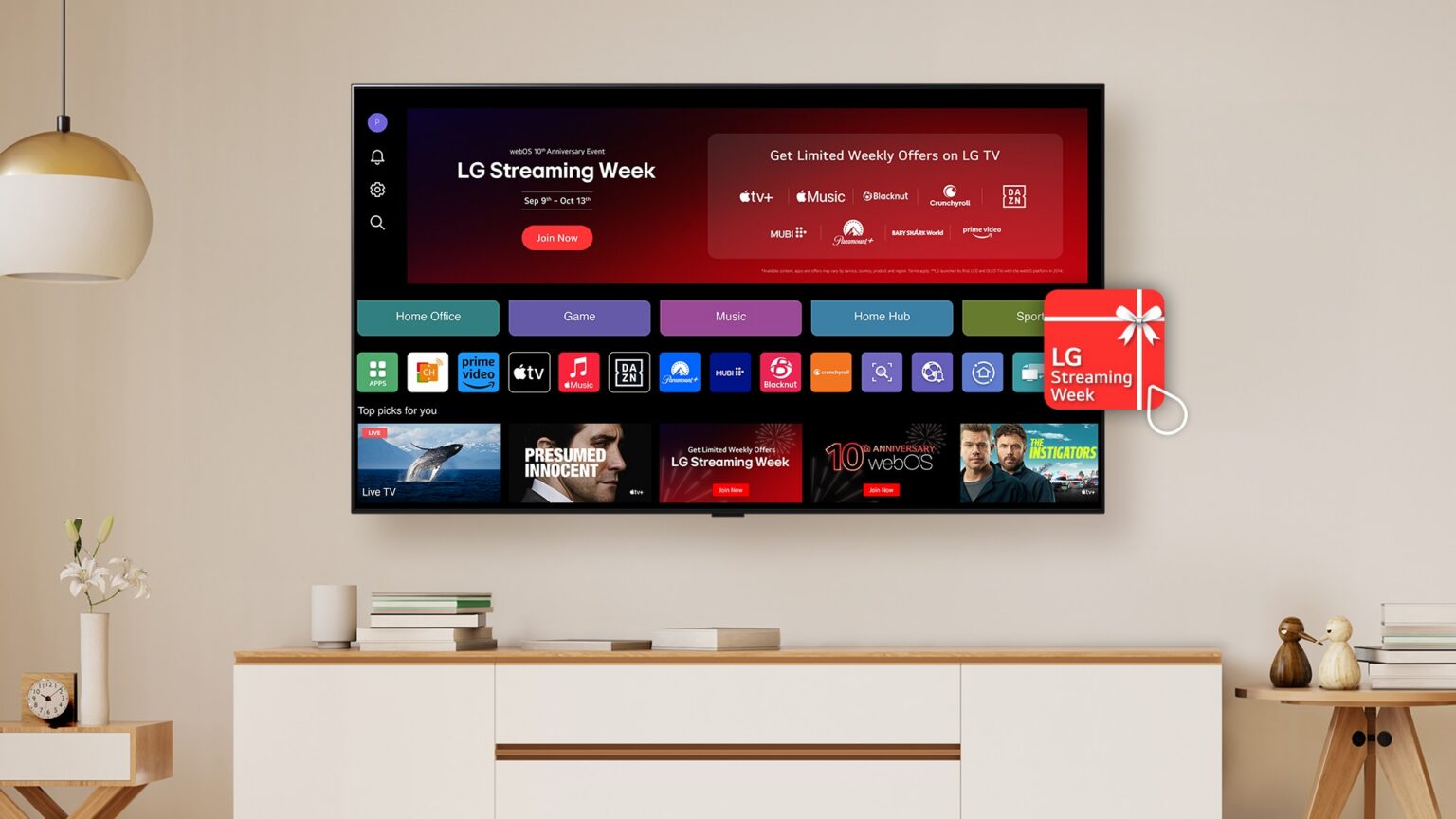 LG Streaming Week 2024, internationales Aktionsmotiv - Bild: LG