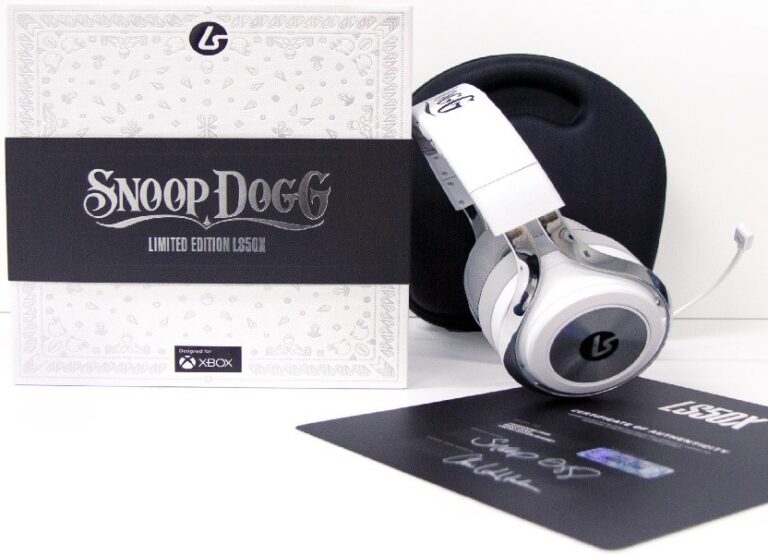 LucidSound LS50X Snoop Dogg Edition mit Verpackung und Transporttasche - Bild: LucidSound