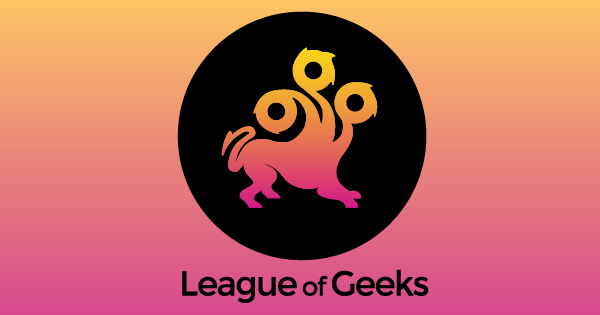 League-of-Geeks-Logo als Illustration des beteiligten Studios, kein Foto des Panels - Bild: League of Geeks