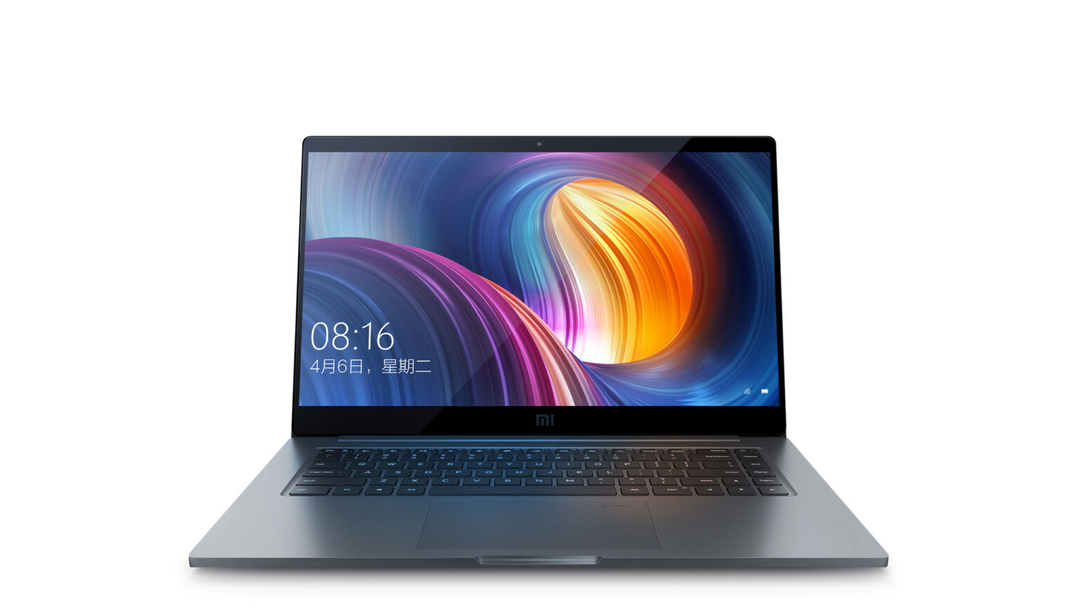 Xiaomi Mi Notebook Pro von 2017 mit geöffnetem 15,6-Zoll-Display - Bild: Xiaomi