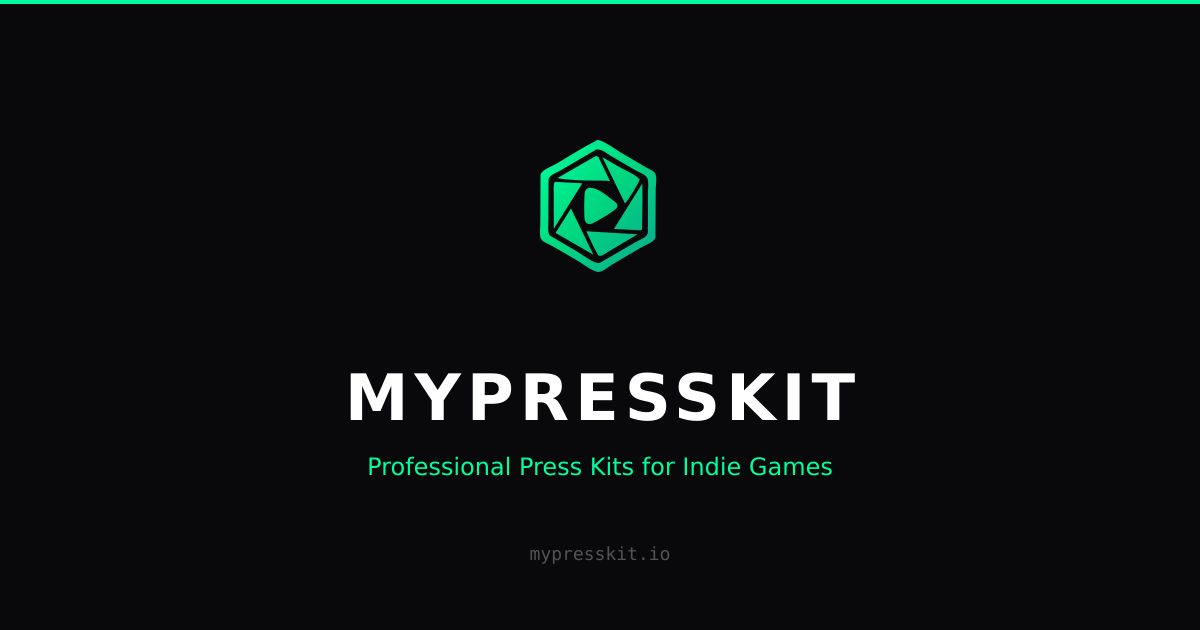Offizielles Logo der Pressekit-Plattform MyPressKit auf schwarzem Hintergrund - Bild: MyPressKit