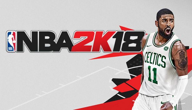 Offizielles NBA-2K18-Store-Motiv mit Kyrie Irving im Trikot der Boston Celtics - Bild: 2K