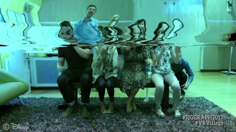 VR-Village-Programmmotiv aus dem offiziellen SIGGRAPH-2017-Trailer, keine Neurable-Geräteaufnahme - Bild: ACM SIGGRAPH / Disney