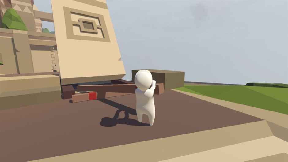 Offizielle Spielszene aus Human Fall Flat als Illustration für No Brakes Games, keine Aufnahme des Studios auf Teneriffa - Bild: No Brakes Games / Curve Digital / Xbox Wire