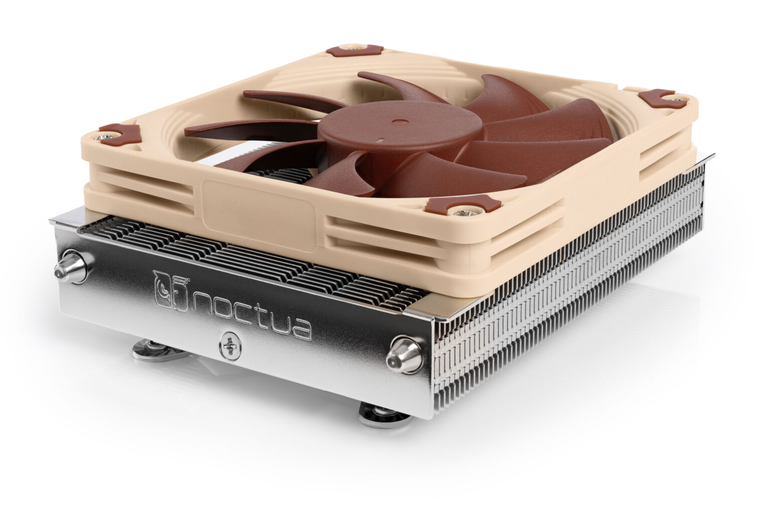 Offizielle Produktansicht des flachen CPU-Kühlers Noctua NH-L9a-AM4 - Bild: Noctua