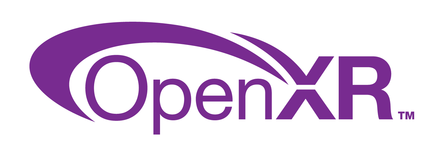 Offizielles violettes OpenXR-Logo aus dem Logo-Paket von 2017, Symbolbild - Bild: The Khronos Group