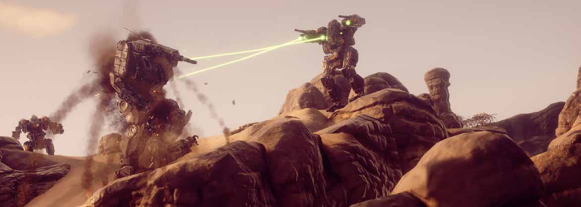 BATTLETECH-Motiv mit kämpfenden Mechs aus dem Paradox-Zwischenbericht für das erste Halbjahr 2018 - Bild: Paradox Interactive